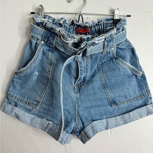 SHORTS 2x1 BLUE AND WHITE BRAND SIGNATURE 🩳🩷